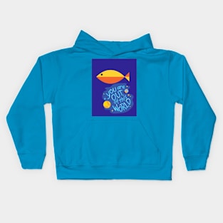 you are out of this world Kids Hoodie